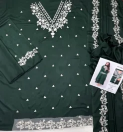 Pezwin 3 Piece Unstitched Digital Printed Dhanak Suit 2026