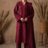 Rajbari Dhanak 3 Piece Embroidered Suit with Embroidered Dhanak Shawl 2026