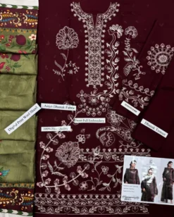 Sapphire winter dhanak 3 piece with digital printed wool shawl 2026