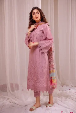 Bareeze 3 Piece Unstitched Embroidered Winter Dhanak Suit with Digital Printed Wool Shawl 2026