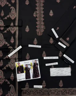 Bareeze 3 Piece Unstitched Embroidered Winter Dhanak Suit with Digital Printed Wool Shawl 2026