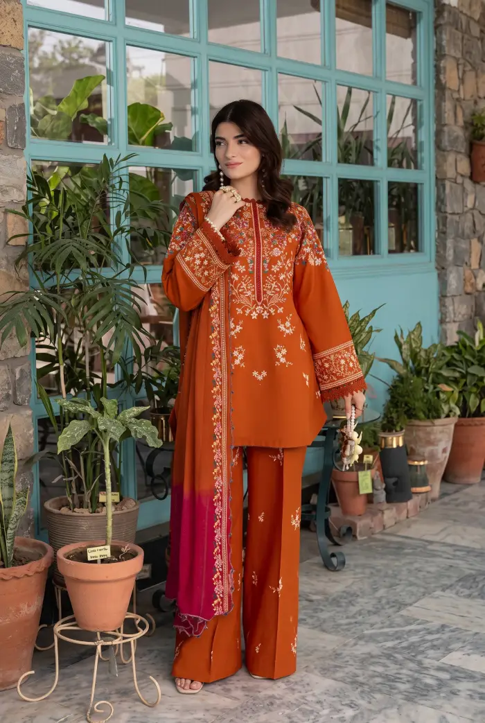 Batik Dhanak by Libas e Khas BT-2609 | Unstitched 3Pcs Embroidered Winter Collection 2026 2 batik-embroidered-unstitched-winter-dhanak-2026