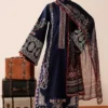 Izel Dhanak by Libas e Khas IZ-2103 | Unstitched 3Pcs Embroidered Winter Collection 2026 1 Izel 3 Piece Unstitched Embroidered Suit with Digital Printed Wool Shawl and Plain Dyed Trouser