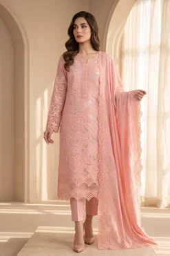 MariaB 3 piece embroidered winter dhanak suit 2026