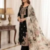 Mohagni by Libas e Khas, Dhanak 3 piece suit, embroidered Dhanak dress, unstitched winter suit 2026, Pakistani winter collection, ladies embroidered winter dress, Dhanak collection online Pakistan