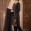 beautiful Qalamkar 3 Piece Unstitched Dhanak Suit. Its embroidered 2026