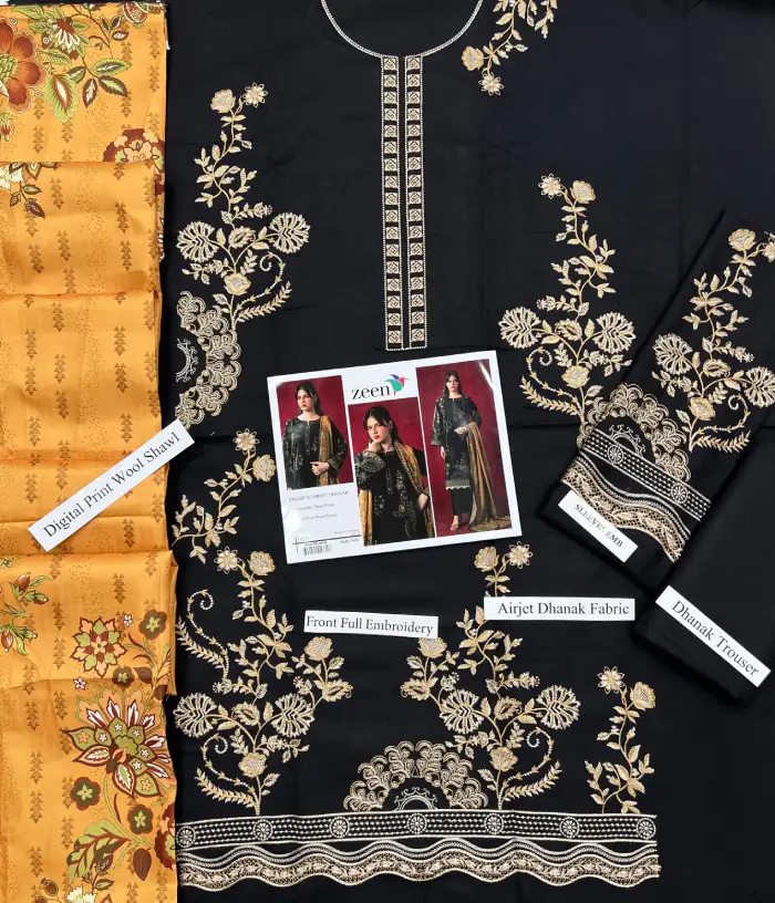 Zeen 3 Piece Dhanak ZN-5001 | Premium Embroidered Winter Dhanak Collection 2026 4 zeen-embroidered-winter-dhanak-winter-sale-collections-2026