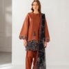 Jazmin Dhanak 3 Piece Embroidered Suit with Digital Printed Wool Shawl 2026