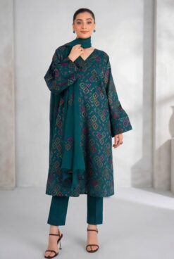 Libas e Khas Store | Pakistan Best Clothing Store | Free Home Delivery Pakistani Dresses 4 bareeze-3-piece-embroidered-winter-dhanak-with-embroidered-dhanak-shawl-2026