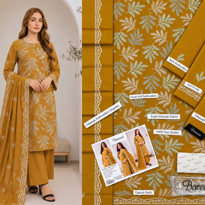 Bareeze 3 Piece Dhanak BR-2703 | Premium Embroidered Winter Collection 2026 3 bareeze-winter-dhanak-3pc-dhanak-sale-2026