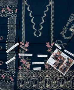 Kahf by Libas e Khas Store Dhanak | DHANAK FULL HEAVY Embroidery Shawl With 4 Sided Heavy Lace and Attached Heavy Pallu | kahf winter dhanak collections 2026-27