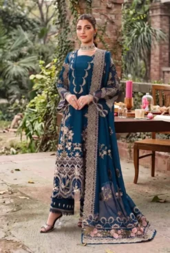 Libas e Khas Store | Pakistan Best Clothing Store | Free Home Delivery Pakistani Dresses 6 Kahf by Libas e Khas Store Dhanak | DHANAK FULL HEAVY Embroidery Shawl With 4 Sided Heavy Lace and Attached Heavy Pallu | kahf winter dhanak collections 2026-27