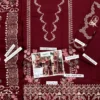 Kahf by Libas e Khas Store Dhanak | DHANAK FULL HEAVY Embroidery Shawl With 4 Sided Heavy Lace and Attached Heavy Pallu | kahf winter dhanak collections 2026-27