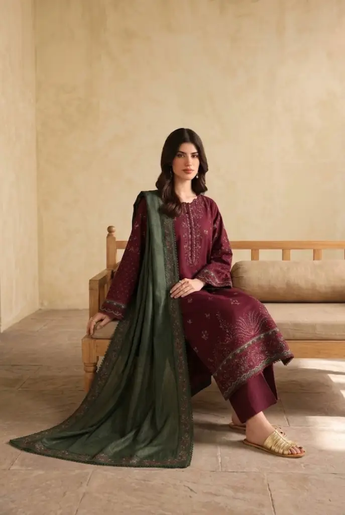MariaB Dhanak by Libas e Khas MB-2701 | Unstitched 3Piece Embroidered Winter Collection 2026 5 mariab-embroidered-winter-dhanak-winter-sale-collections-2026